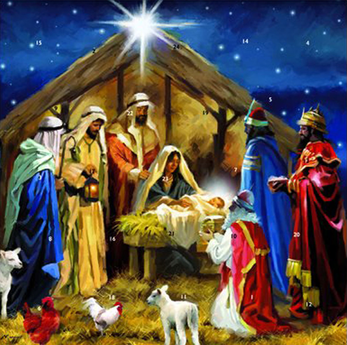 Advent Calendar: Nativity - Caltime